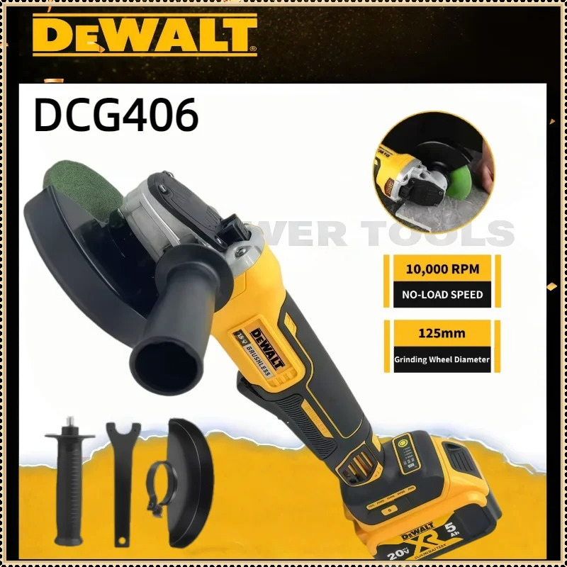Woodworking Ai - Dewalt DCG406 125MM Brushless Angle Grinder