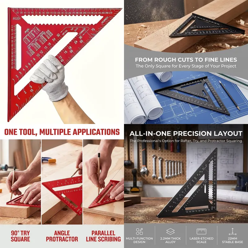 Woodworking For Engineers - For 12 Inch Aluminum Precision Triangle