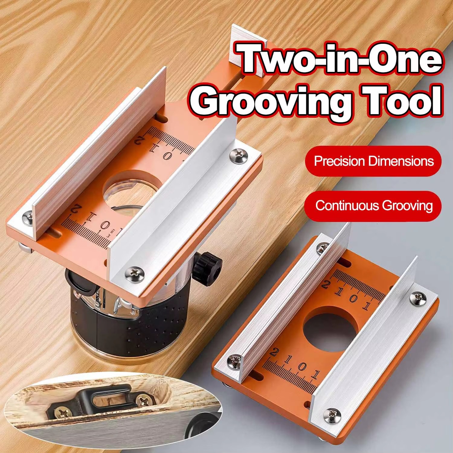 Woodworking Ai - Wood Router Slotting Locator Accurate Slotted