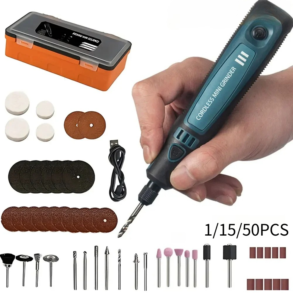 Woodworking Gifts - USB Cordless Electric Grinder Portable Carving