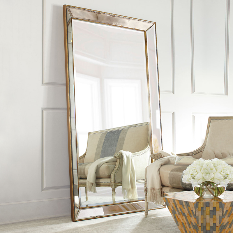 Woodworking Veneer - Full Length French Style Mirror Decoration