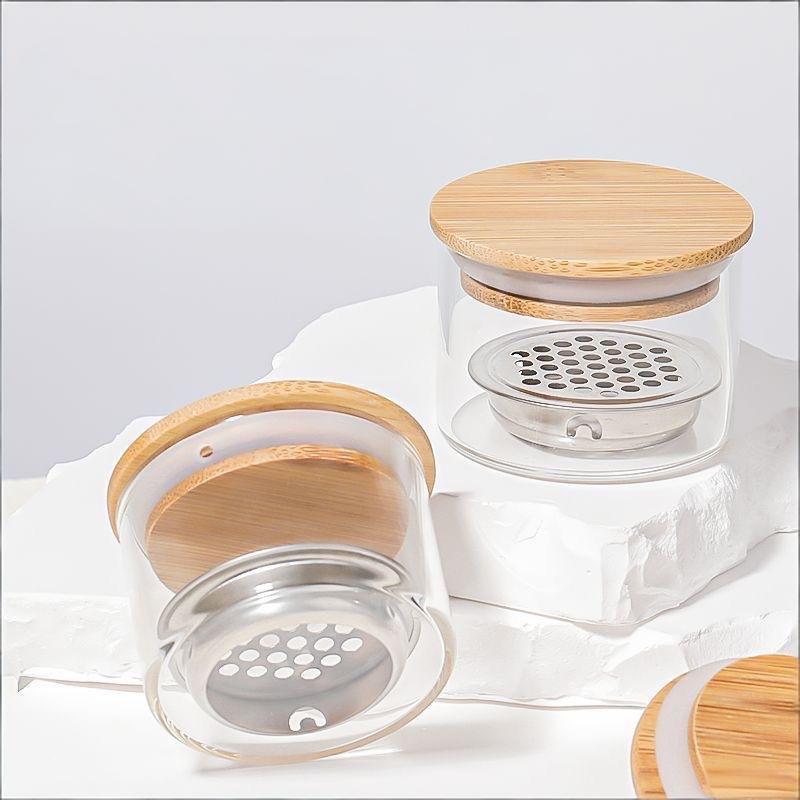 Woodworking Nails - Transparent Glass Nail Brush Cleaner Cup