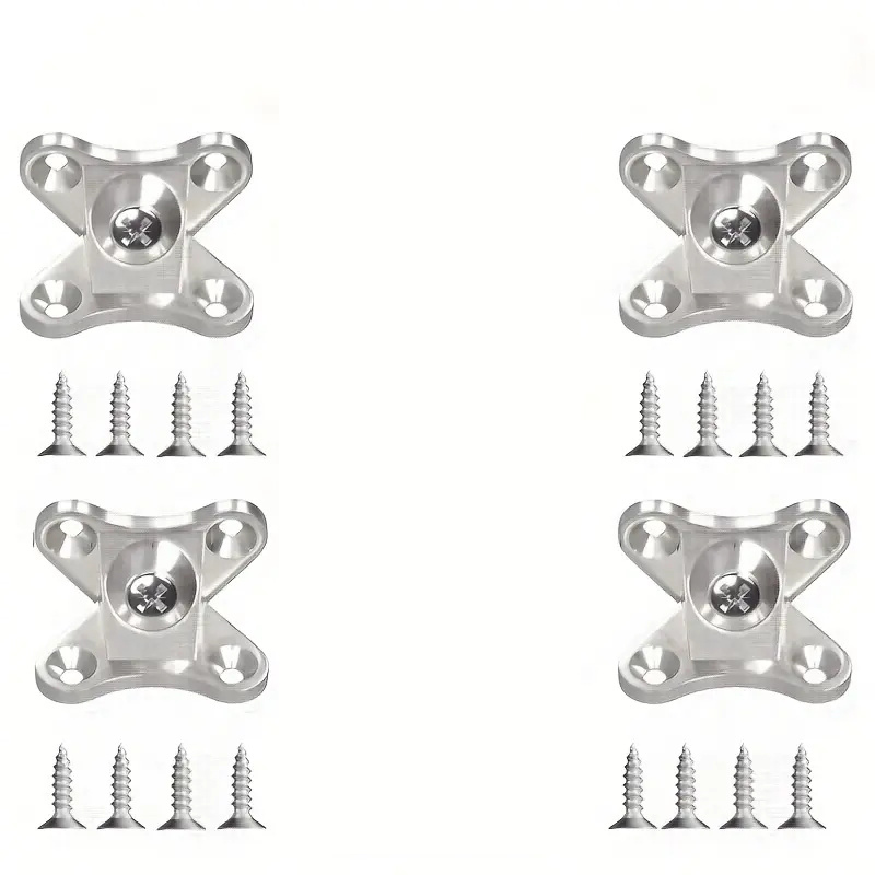 Woodworking Joint Types - Zinc Alloy Butterfly Corner Brackets Set