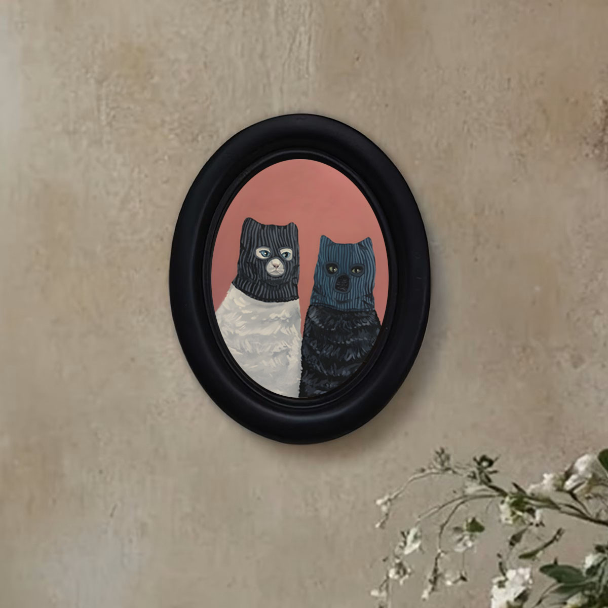 Woodworking Veneer - 1 Piece of Quirky Robber Cat