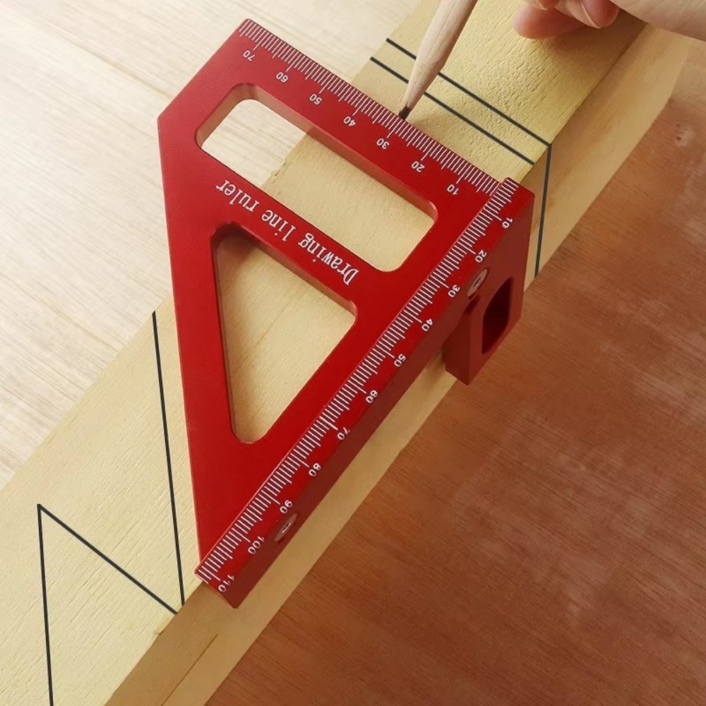 Woodworking For Engineers - Woodworking Square Protractor Aluminum Alloy Miter