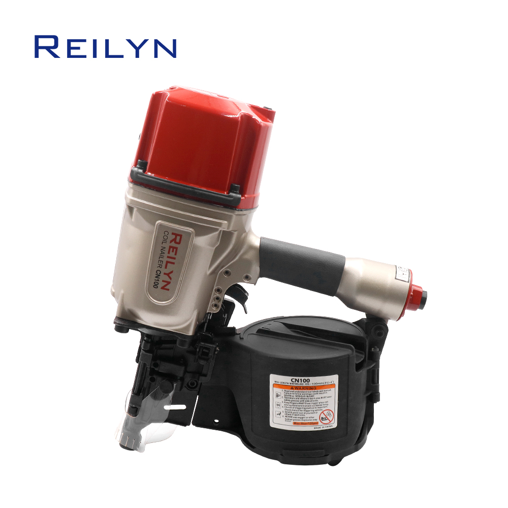 Woodworking Manufacturing - Reilyn CN100 Pneumatic Coil Nailer 2-1/2