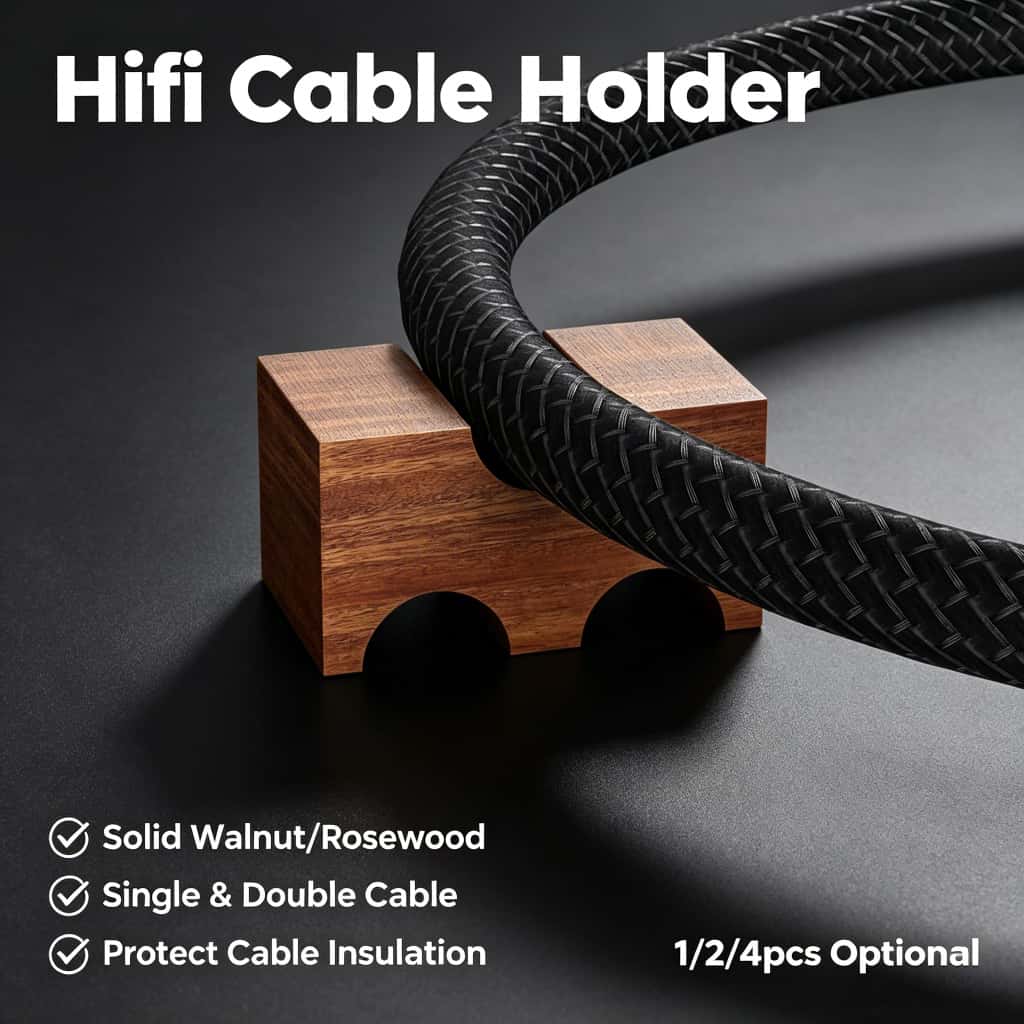 Woodworking Joint Types - Hifi Wooden Cable Holder Stand Audio