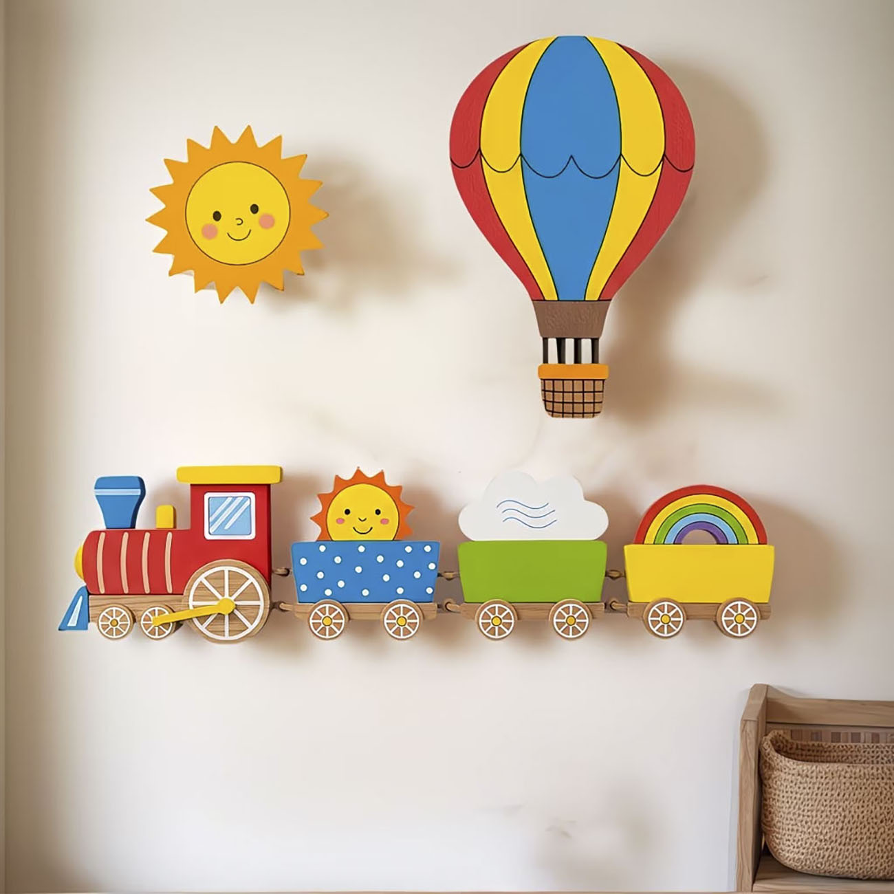 6Pcs Wooden Kids Wall Decor Se - Woodworking Veneer recension och pris