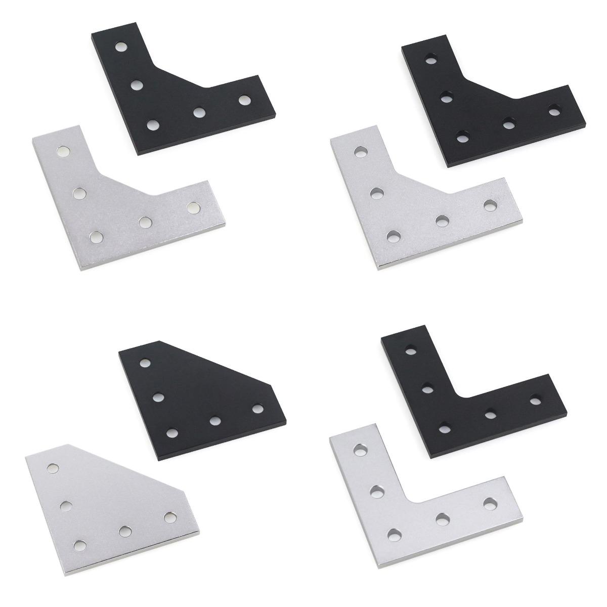 4Pcs/lot L Type 5 Holes 90 Deg - Woodworking Joint Types recension och pris