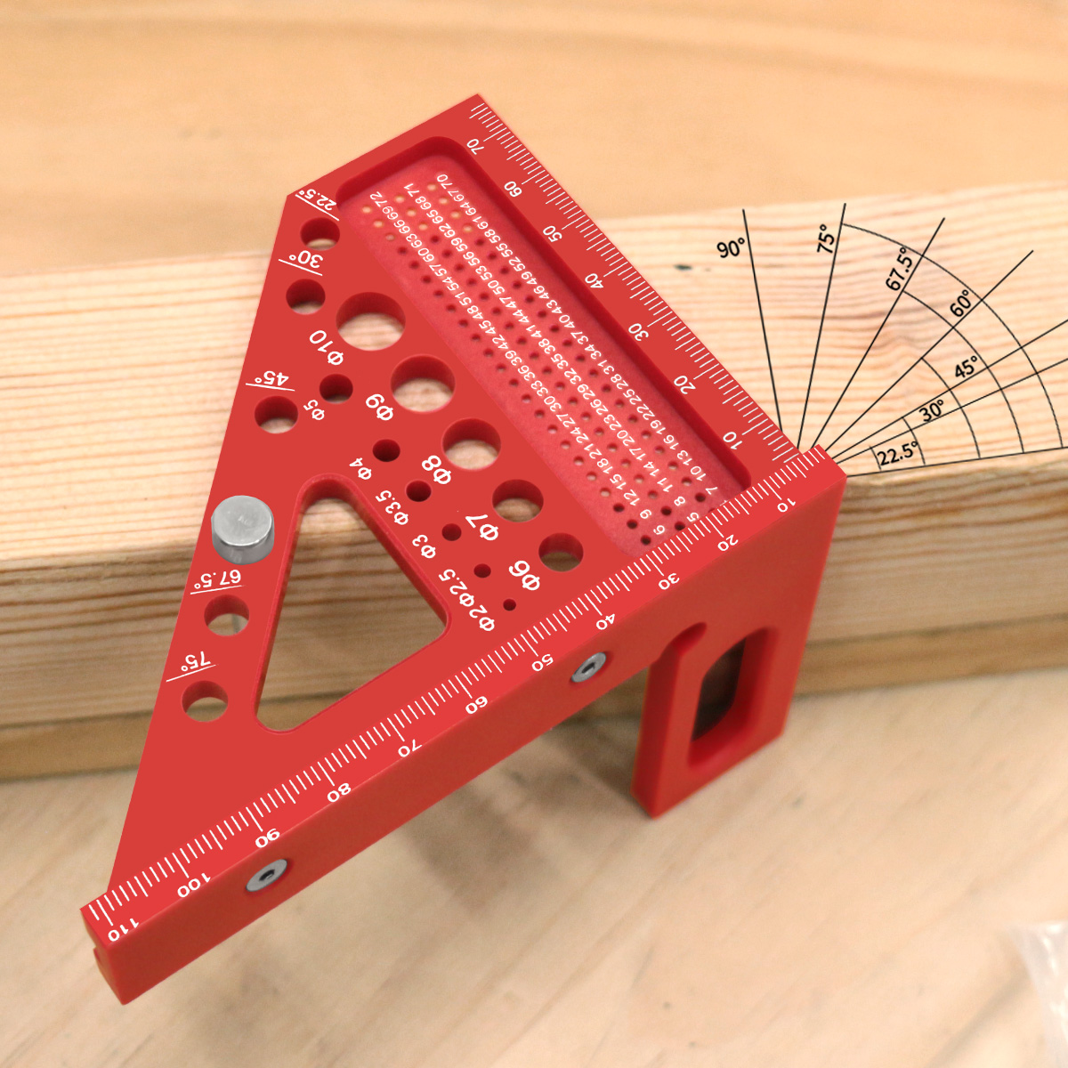 3D Multi-Angle Measuring Ruler - Woodworking For Engineers recension och pris
