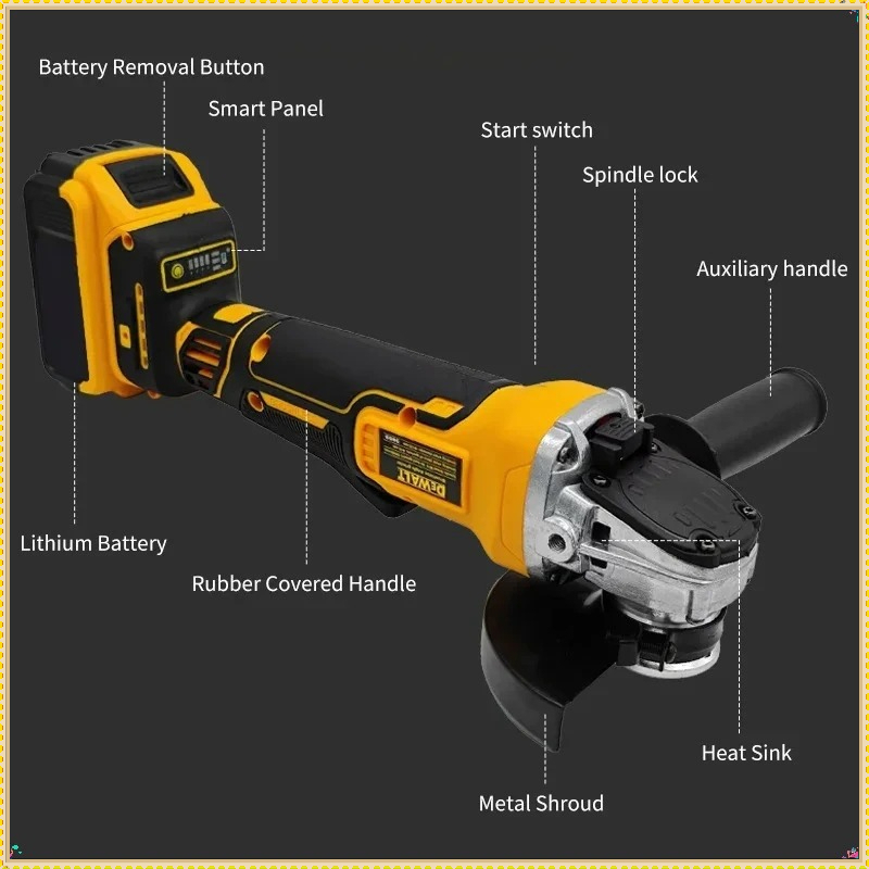 Dewalt DCG406 125MM Brushless  - Woodworking Ai recension och pris
