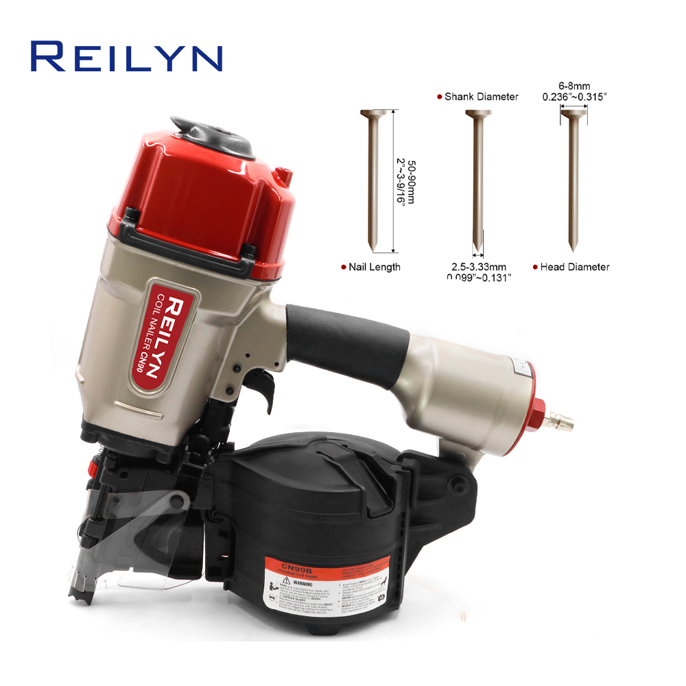 Reilyn CN90B Air Coil Nailer 5 - Woodworking Nails recension och pris