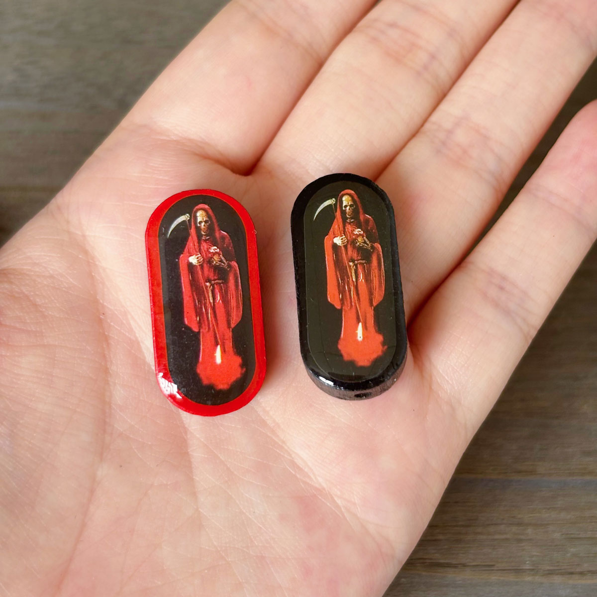 12pcs Santa Muerte Wooden Bead - Woodworking Joint Types recension och pris
