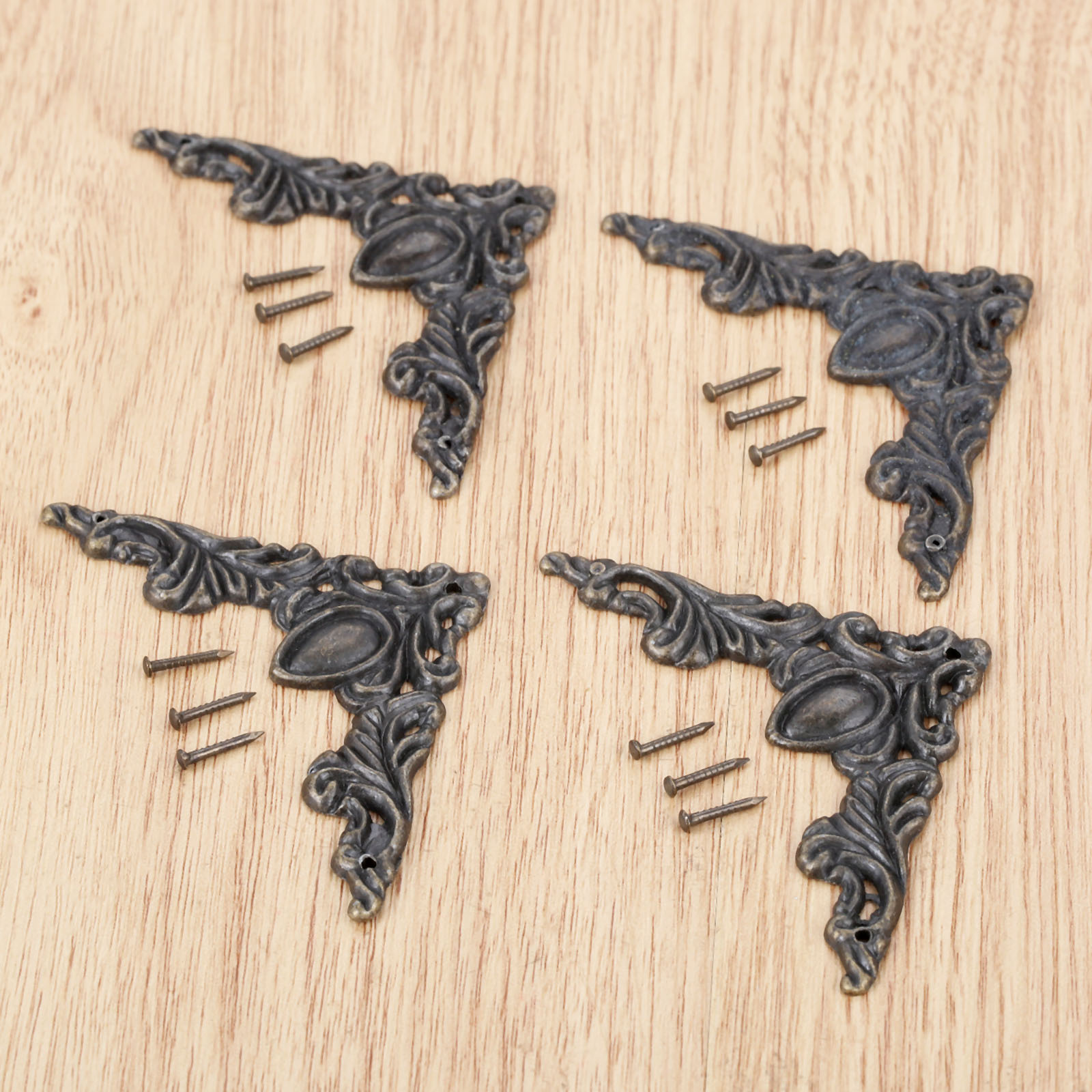 4Pcs Antique Bronze Decorative - Woodworking Book recension och pris