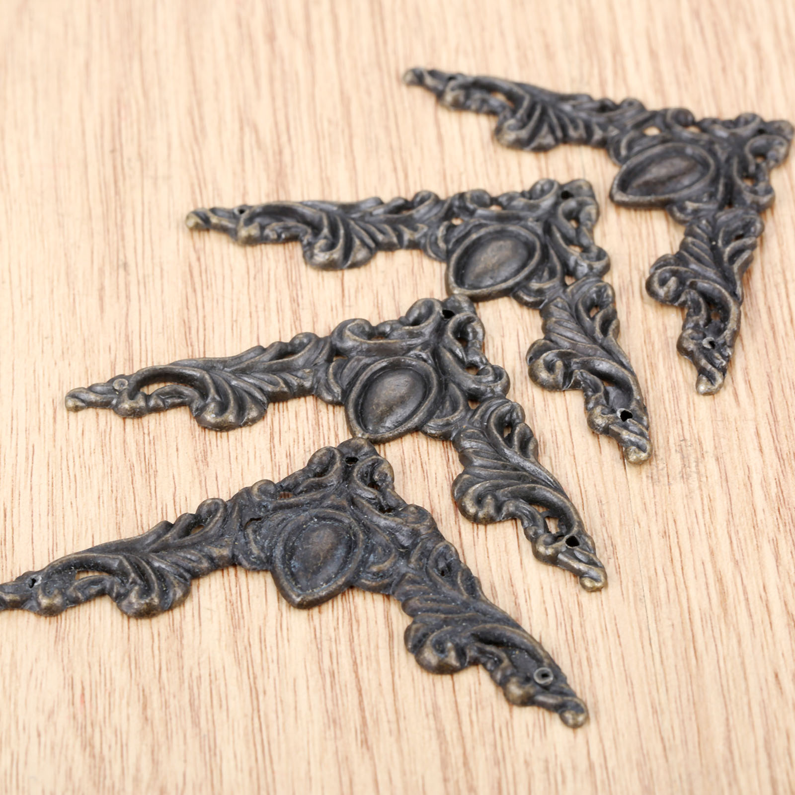 4Pcs Antique Bronze Decorative - Woodworking Book recension och pris