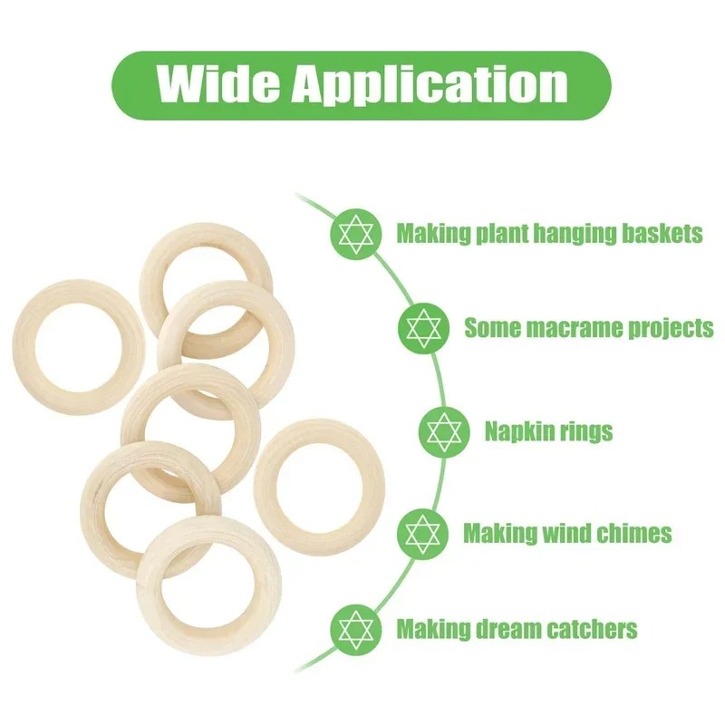 20pcs 30mm Unfinished Smooth W - Woodworking Joint Types recension och pris