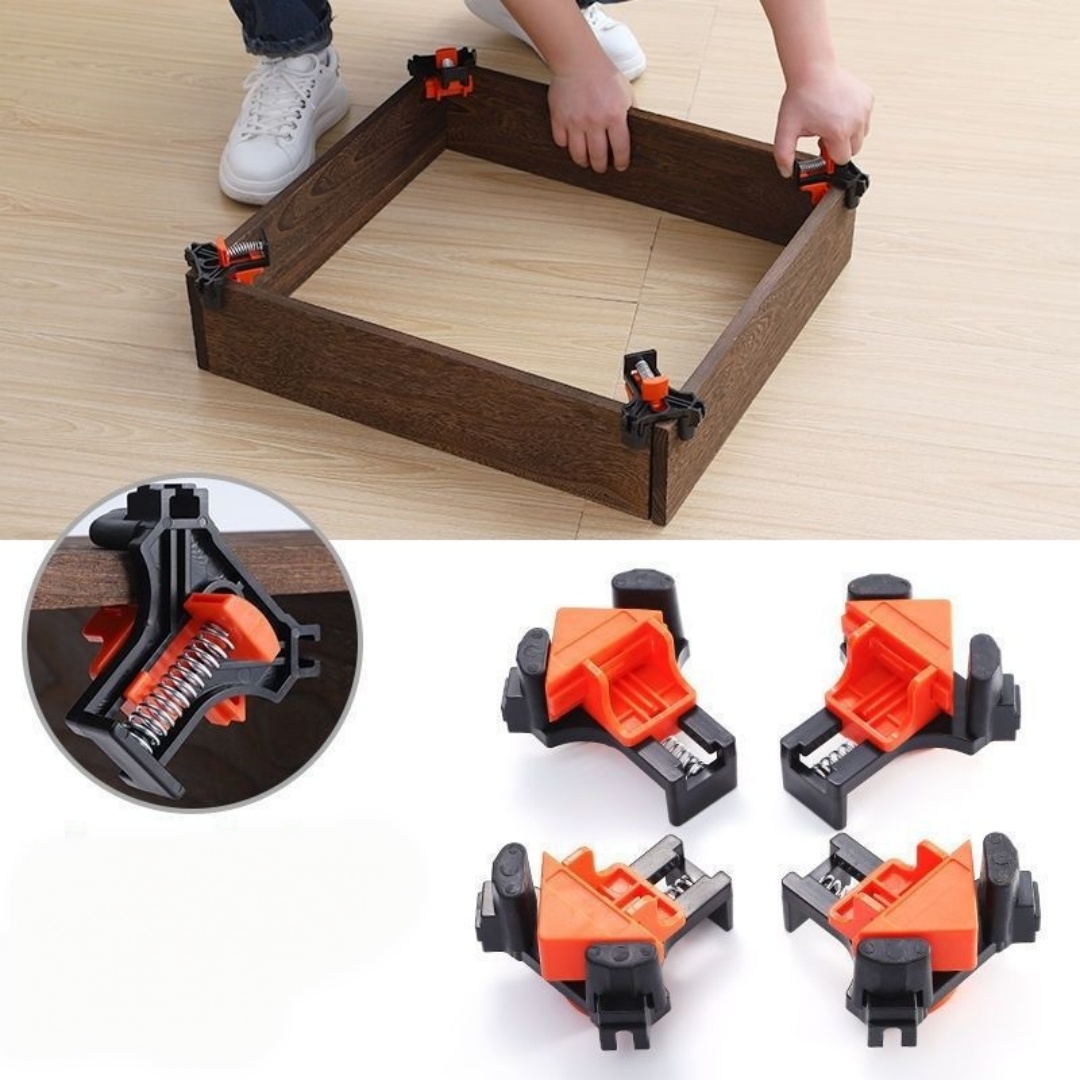 4pcs 90° Right Angle Clamp Fix - Woodworking Right Angle Clamp recension och pris
