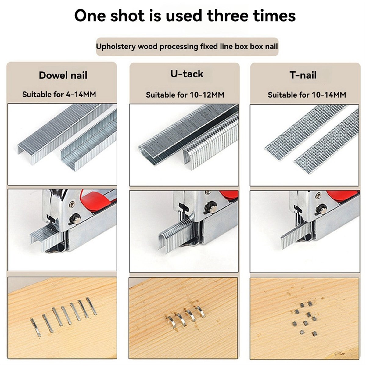 N82R Manual Three-Purpose Nail - Woodworking Nails recension och pris
