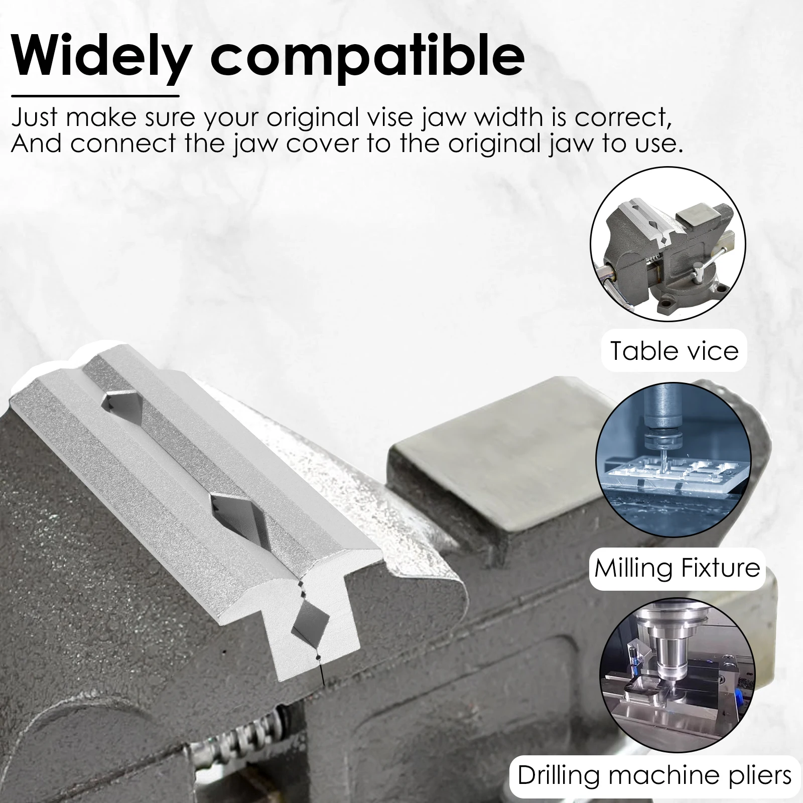 Magnetic Vise Jaws 4/5/6inch V - Woodworking Vise For Workbench recension och pris
