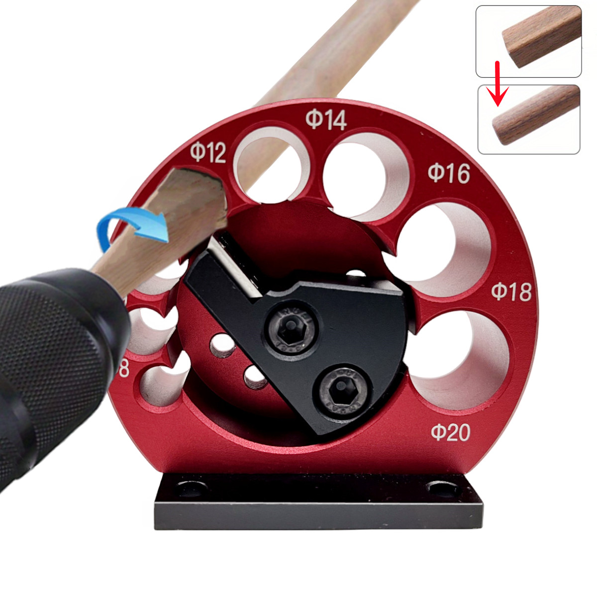 8-Holes Adjustable Dowel Maker - Woodworking Or Woodworking recension och pris