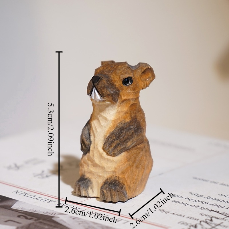 1 PC Groundhog Hand Carved Woo - Woodworking Tv recension och pris