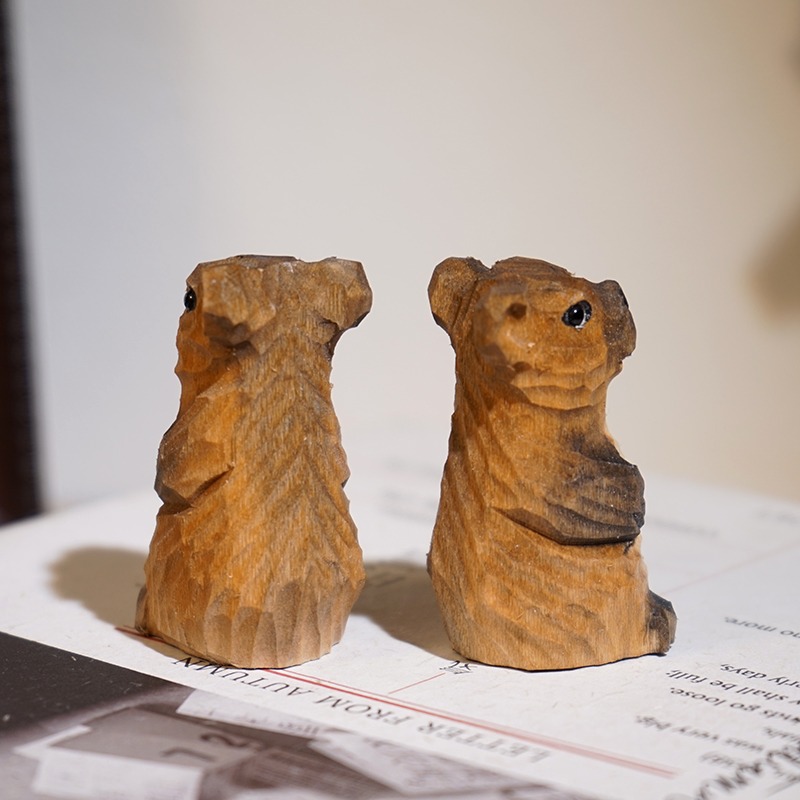 1 PC Groundhog Hand Carved Woo - Woodworking Tv recension och pris