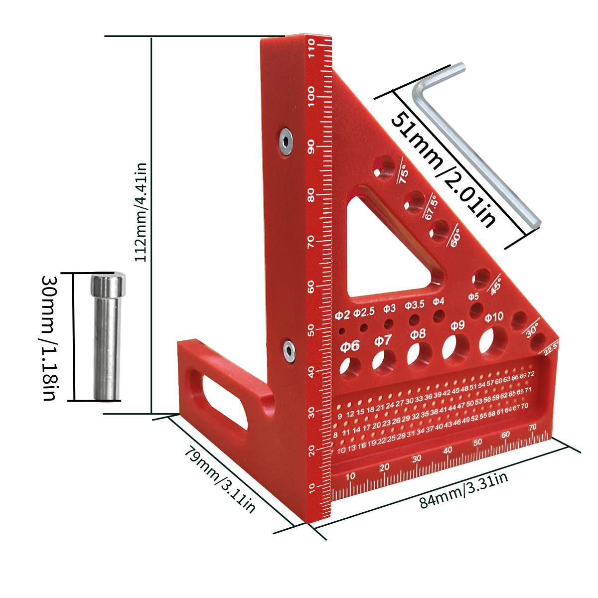 1pc 3D Multi-Angle, Precision  - Woodworking For Engineers recension och pris