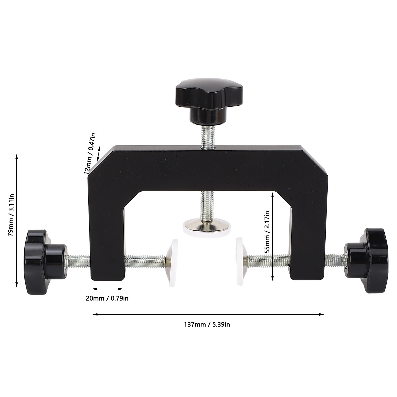 3 Way G Clamp Aluminium Alloy  - Woodworking Edge recension och pris