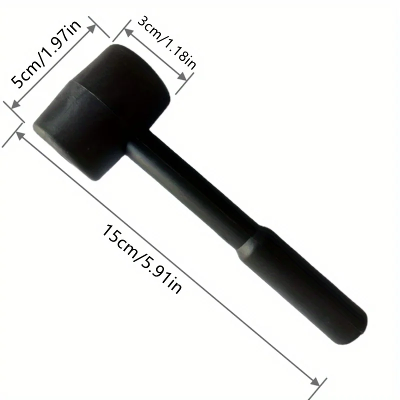 Black rubber mallet - durable  - Woodworking Gift Ideas recension och pris