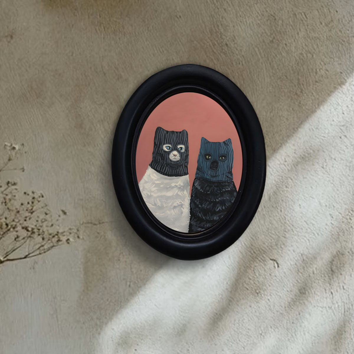 1 Piece of Quirky Robber Cat W - Woodworking Veneer recension och pris