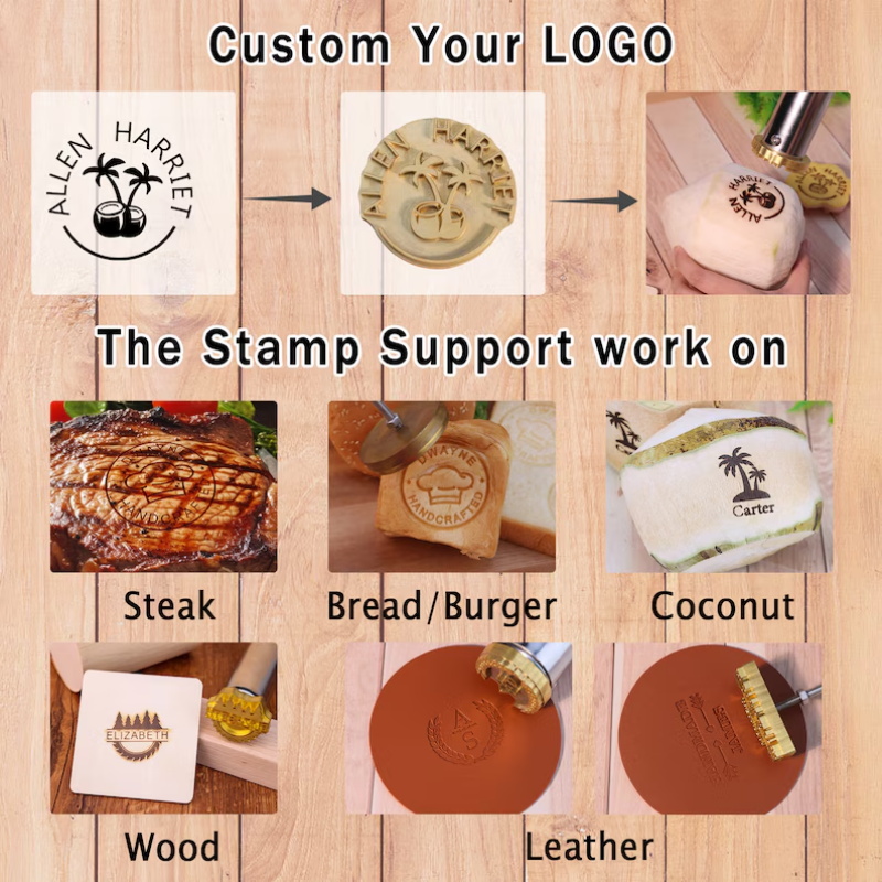 Custom Wood Branding Iron for  - Woodworking Logo Design Free recension och pris