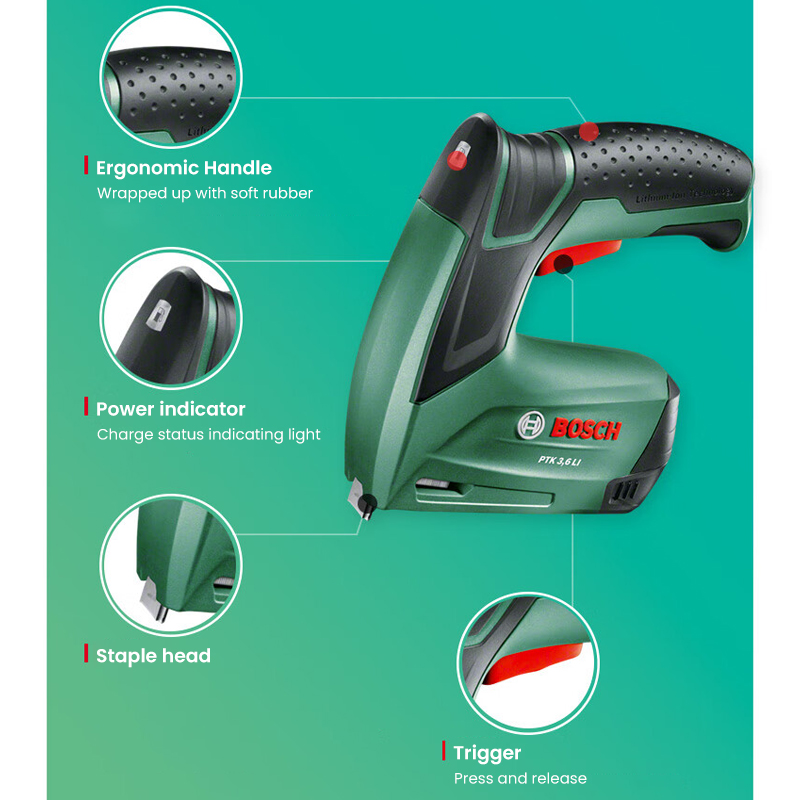 Bosch PTK 3.6 Li Cordless Nail - Woodworking Nails recension och pris