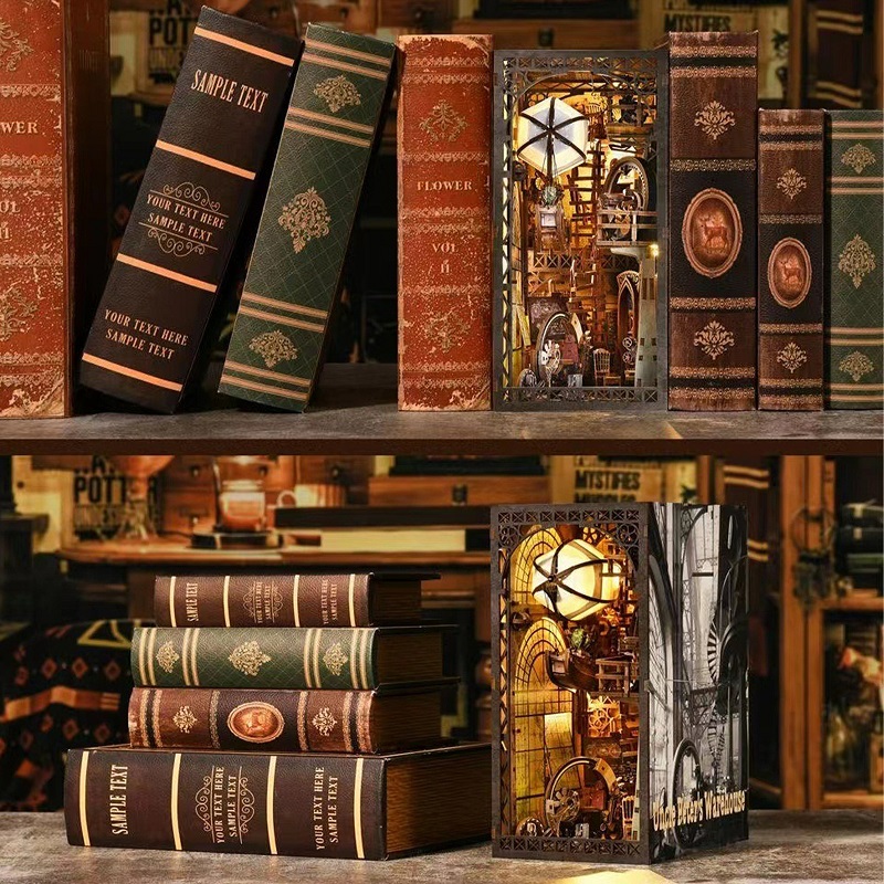 MINI DIY Wooden Book Nook Kit  - Woodworking Book recension och pris