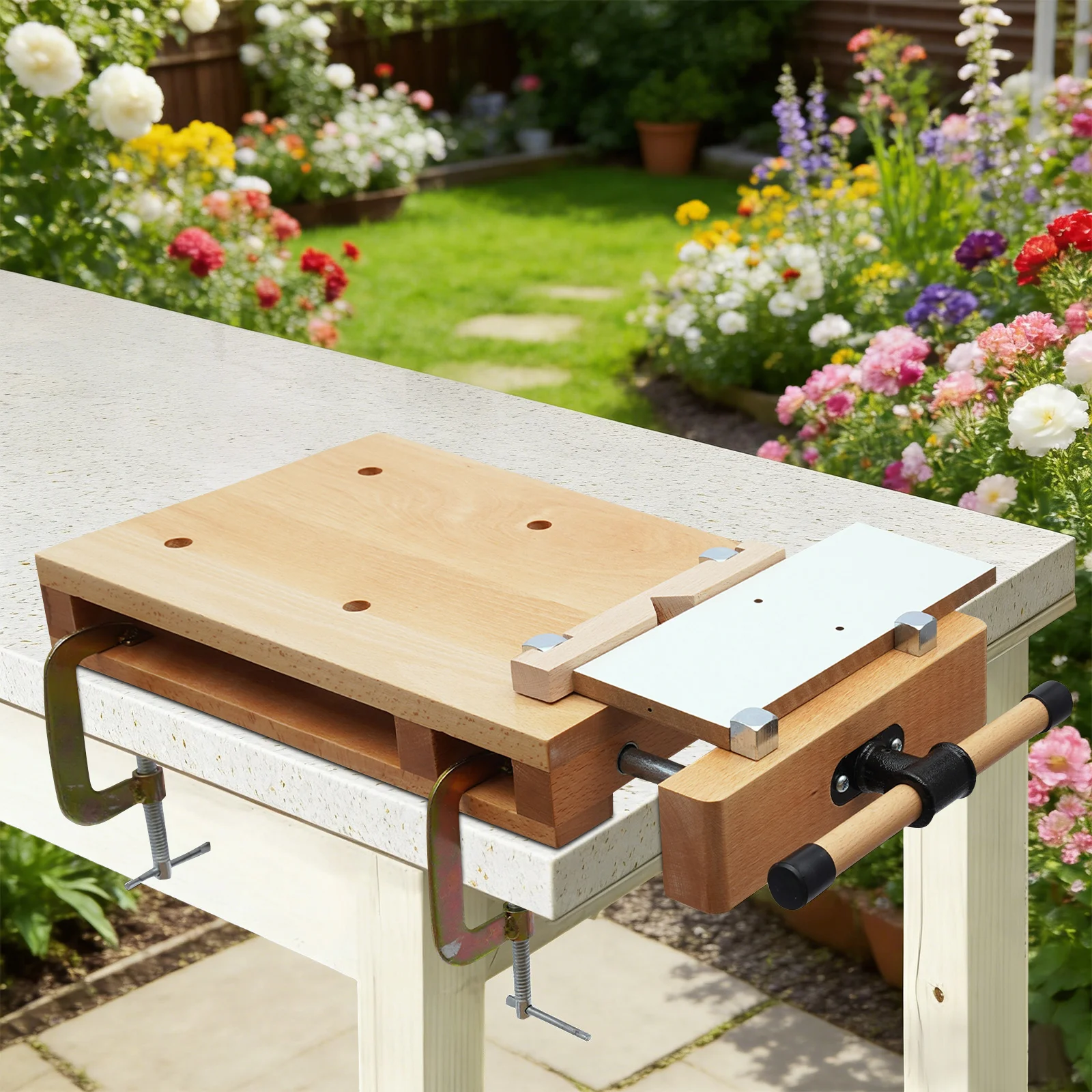 Wood Workbench, Heavy Duty Bir - Woodworking Vise For Workbench recension och pris