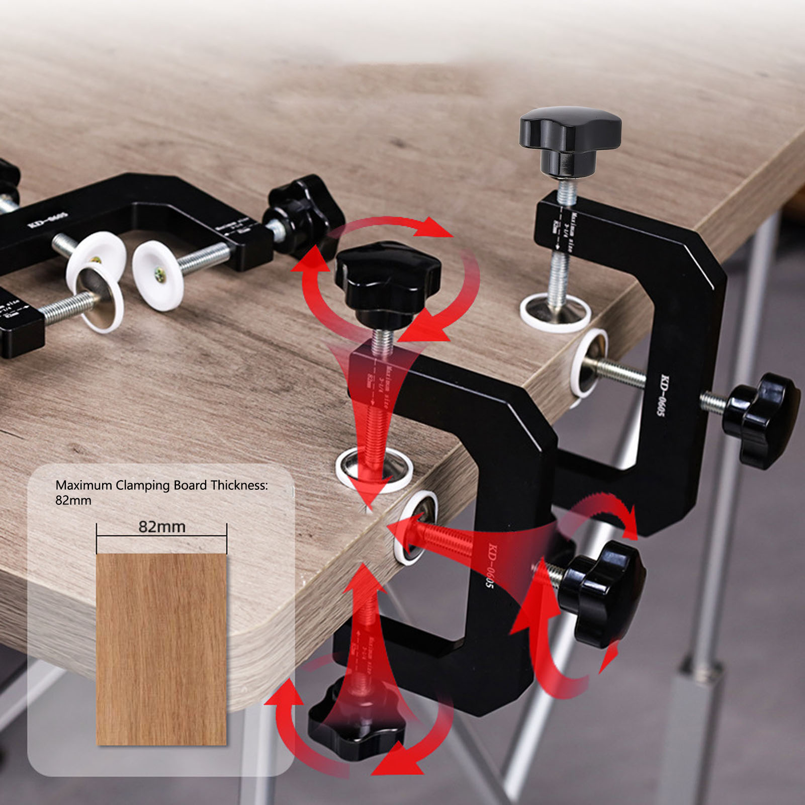 3 Way G Clamp Aluminium Alloy  - Woodworking Edge recension och pris