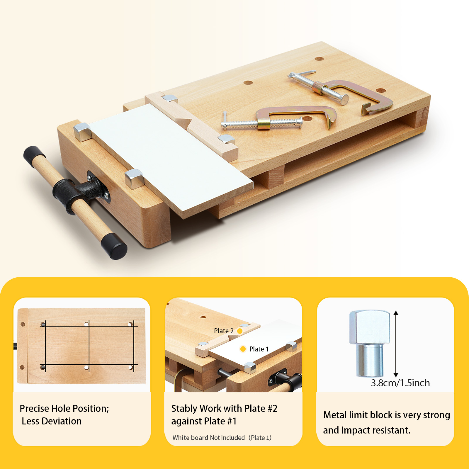 Wood Vise Workbench, Stable Cl - Woodworking Vise For Workbench recension och pris