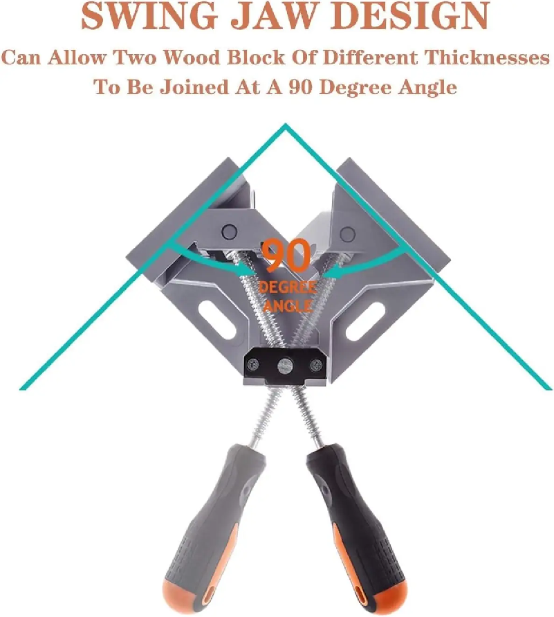 90 Degree Right Angle Clip Cla - Woodworking Right Angle Clamp recension och pris