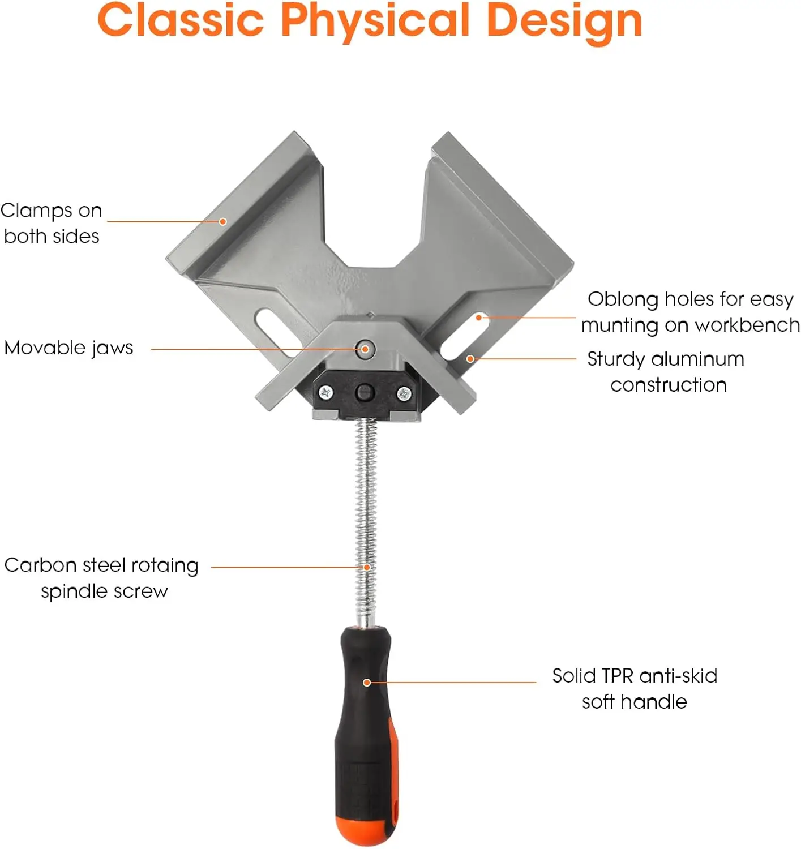 90 Degree Right Angle Clip Cla - Woodworking Right Angle Clamp recension och pris