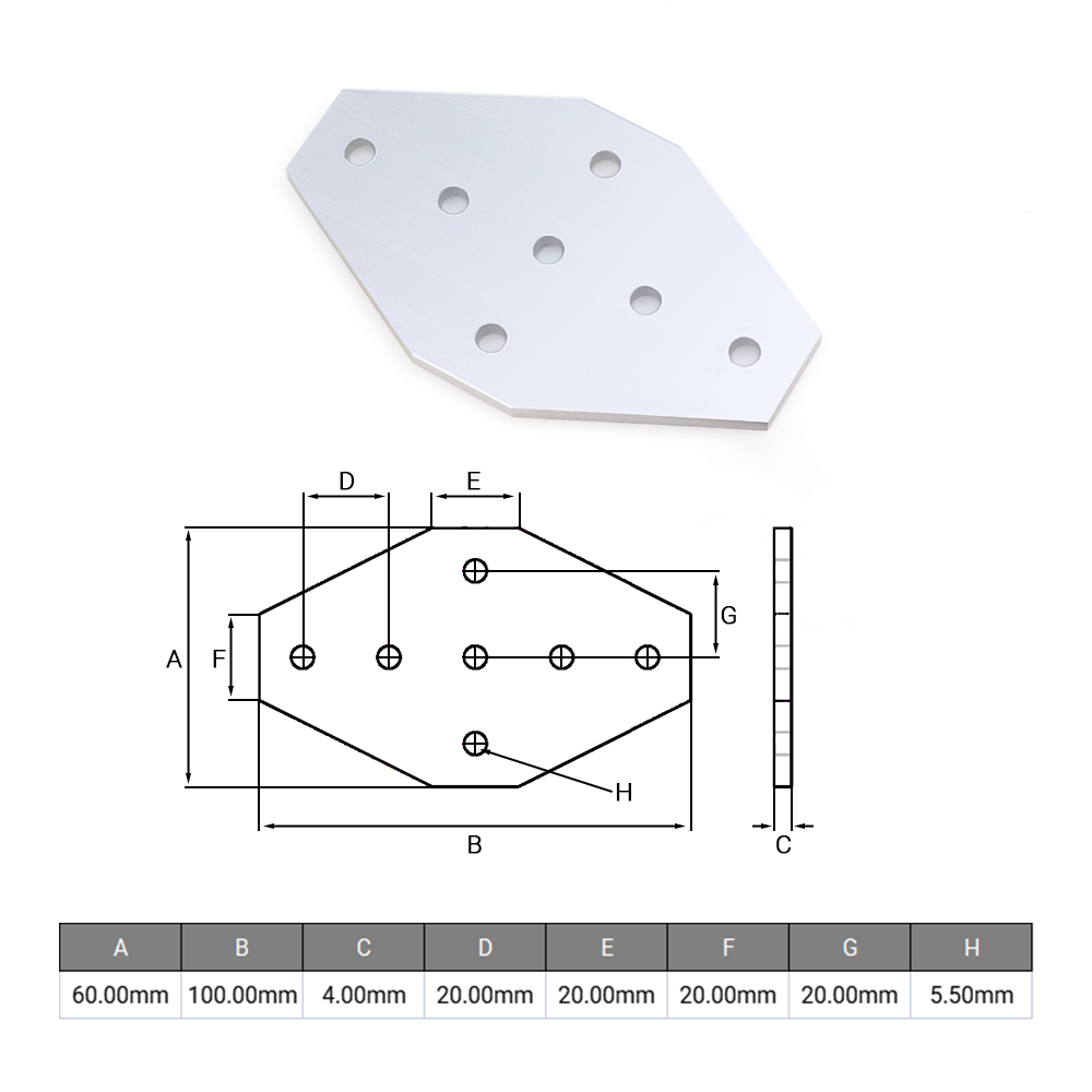 Openbuilds 7 Hole Cross Joinin - Woodworking Joint Types recension och pris